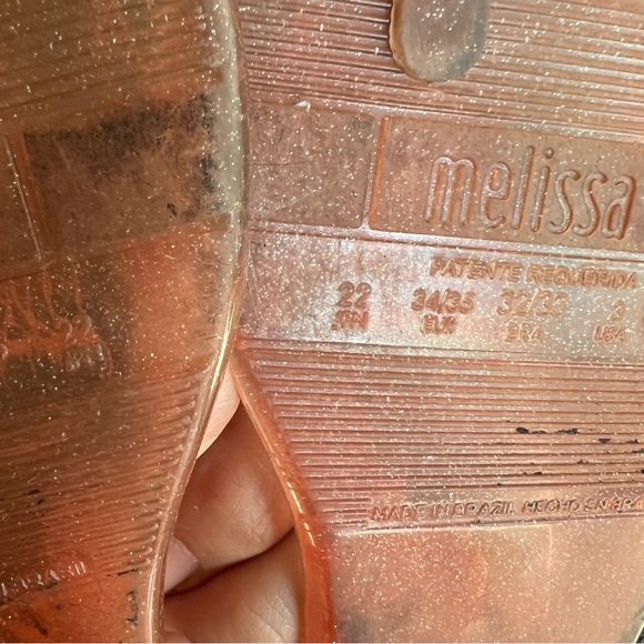 MELISSA Harmonic Flip Flop
Sandals Scalloped Shell Scented Size 3 - Picture 12 of 12
